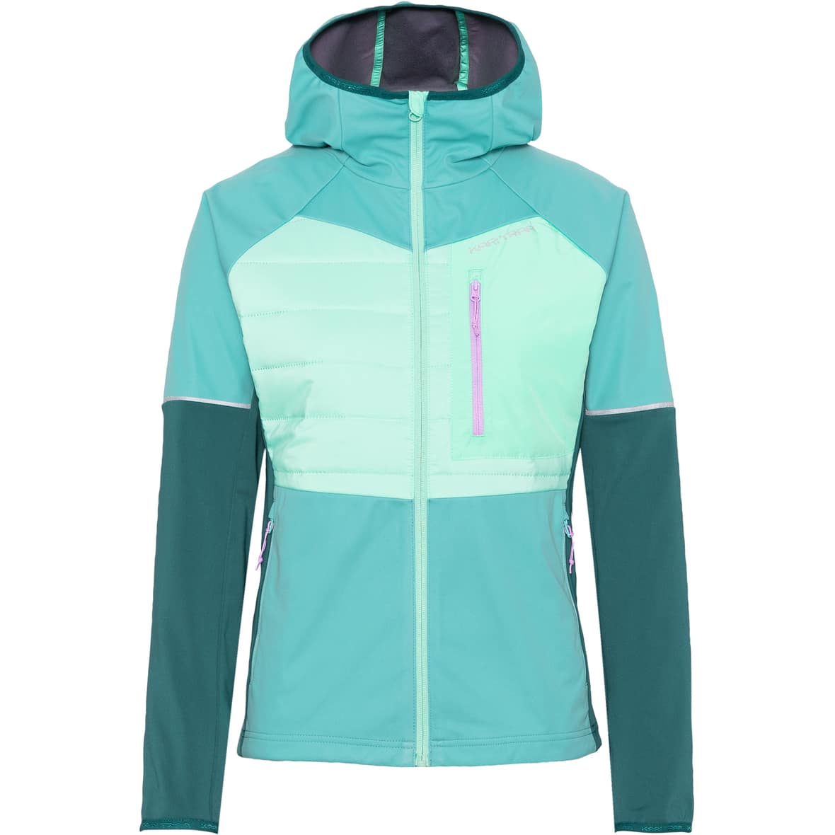 Nia Damen Laufjacke Türkis_LAGON | XS