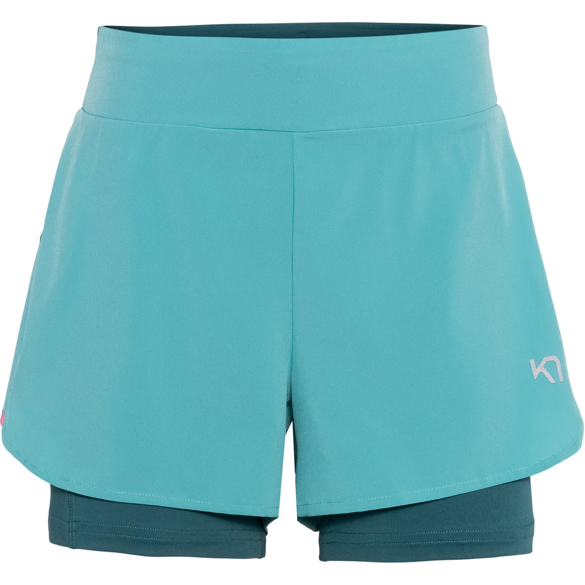 Mija Damen Laufshorts Türkis_LAGON | S
