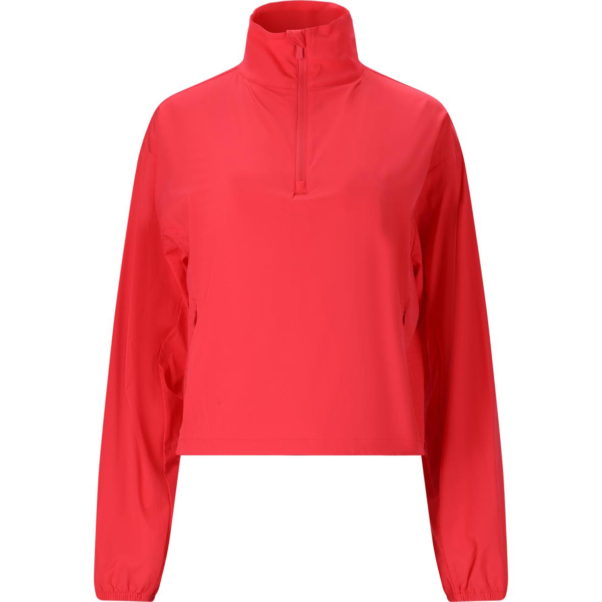 Sharma Half Zip Damen Trainingsjacke Hellrot_4226 | 42