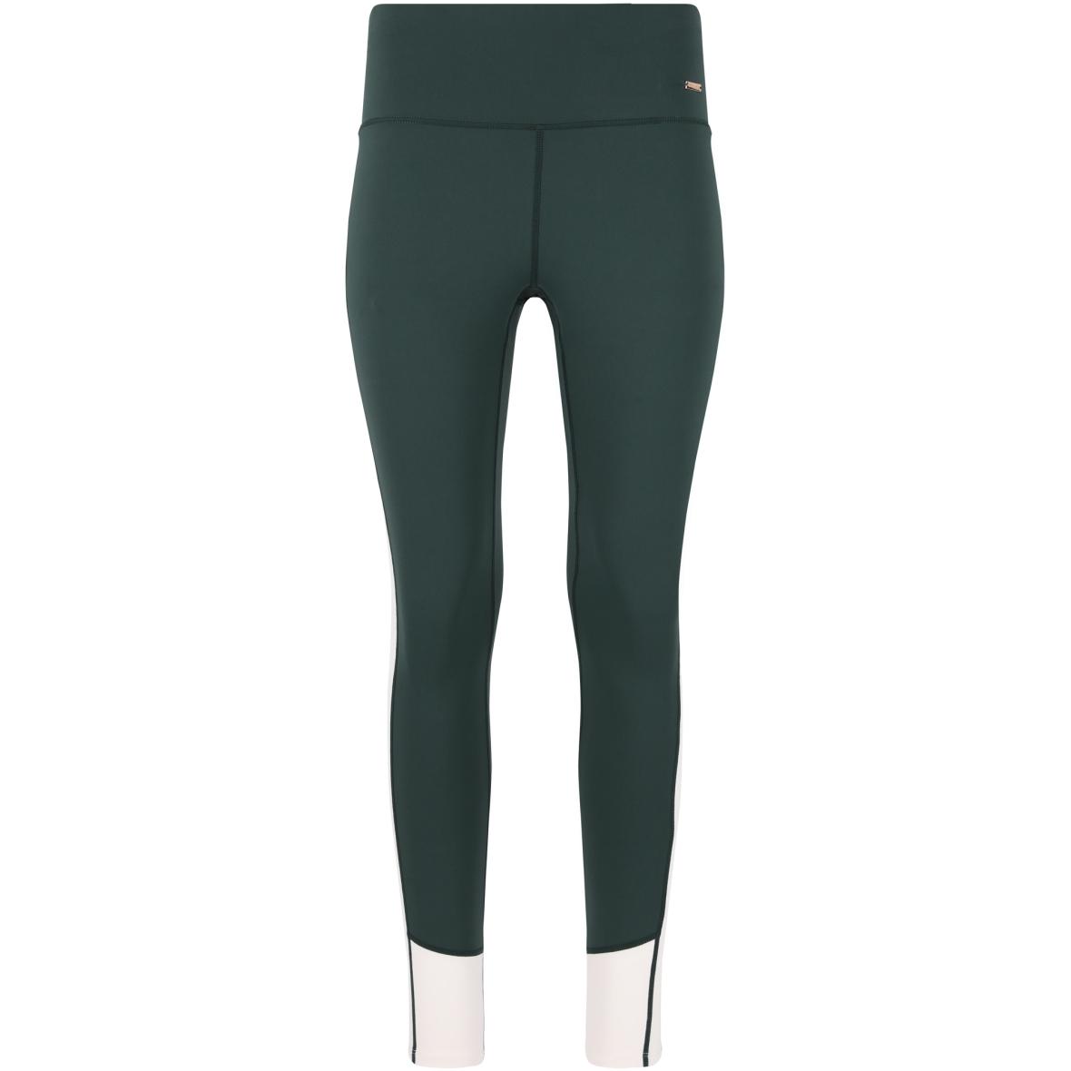 Aspasia Color Block Damen Leggings Dunkelgrün_1209 | 36
