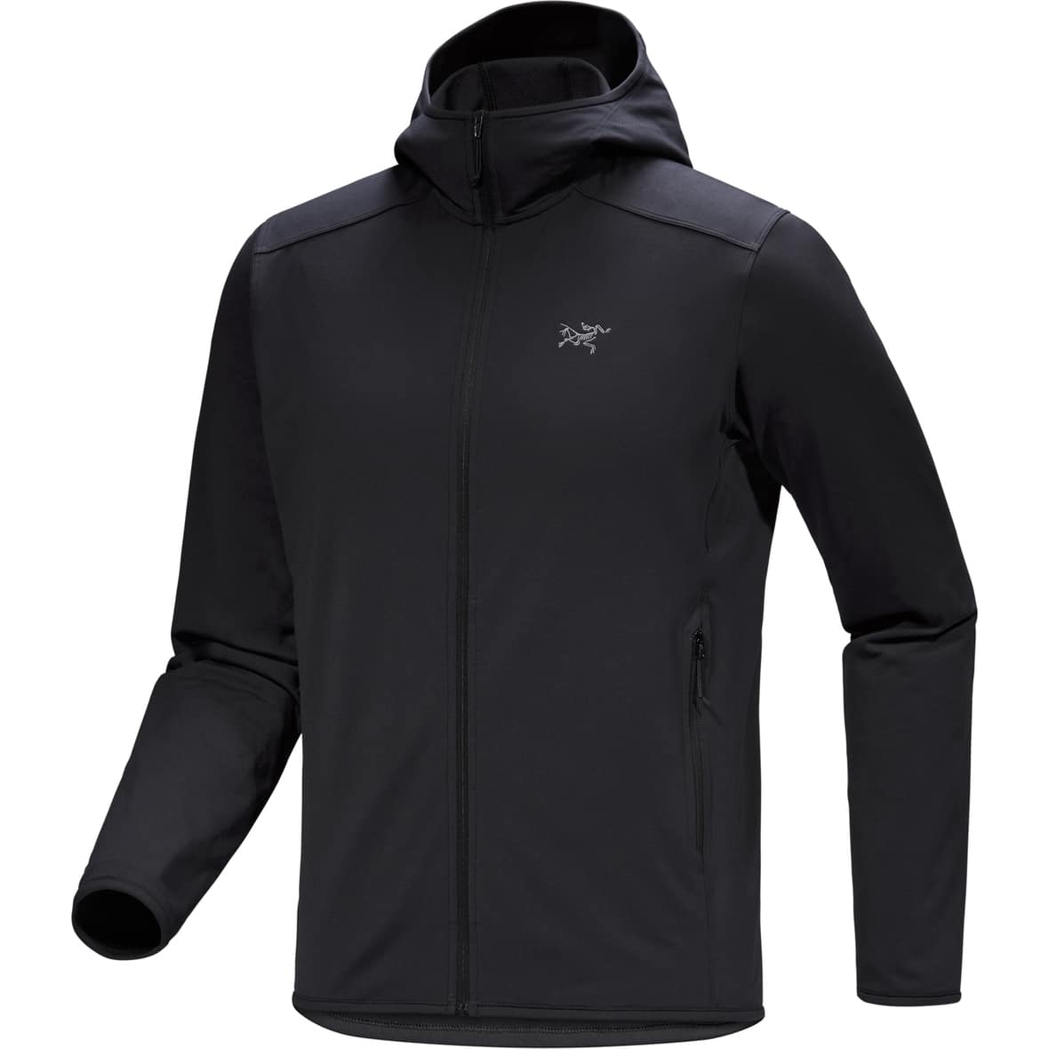 Kyanite Lightweight Herren Hoodie Schwarz_002291 | XL