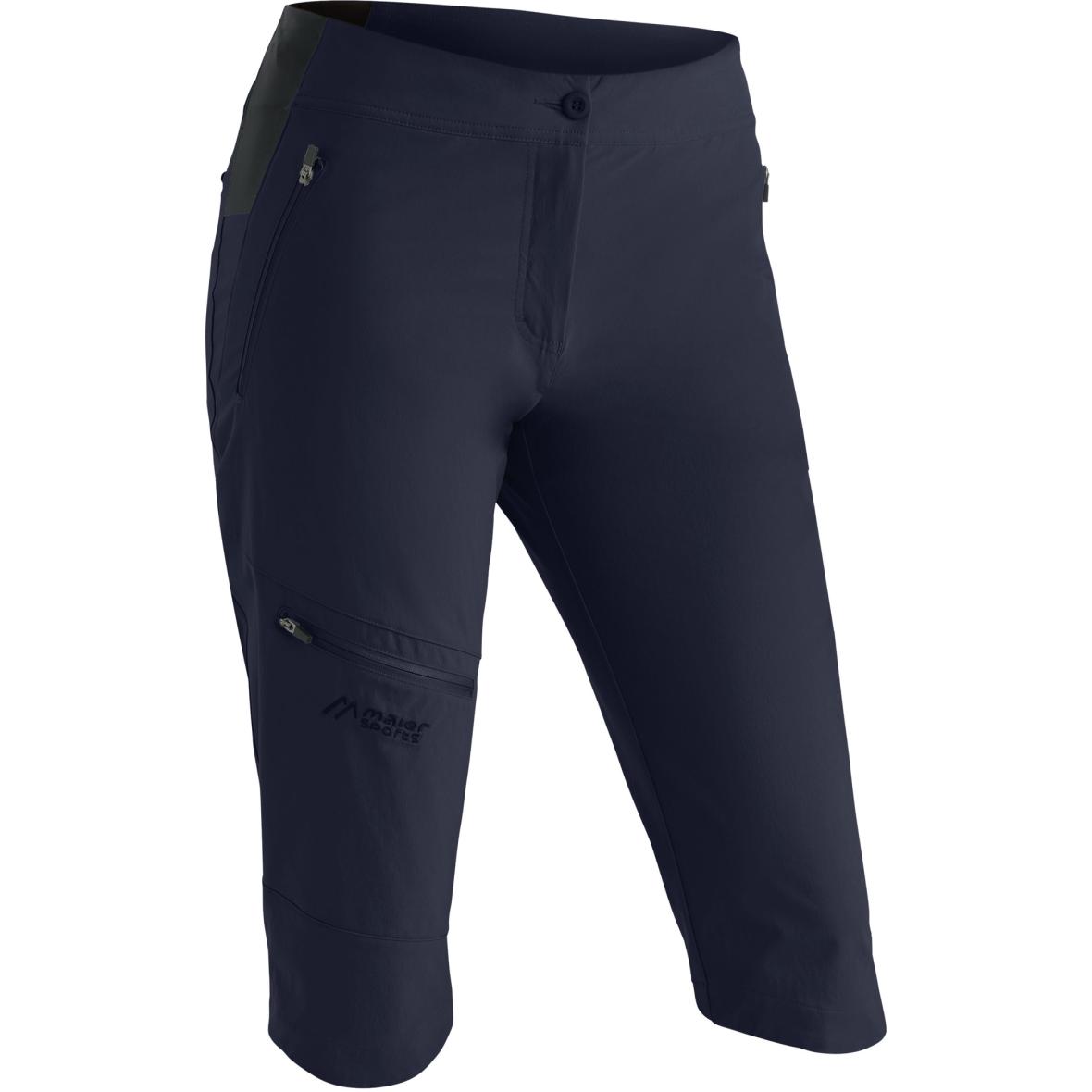 Inara slim Capri Vario Damen Wanderhose Dunkelblau_M10367 | 34