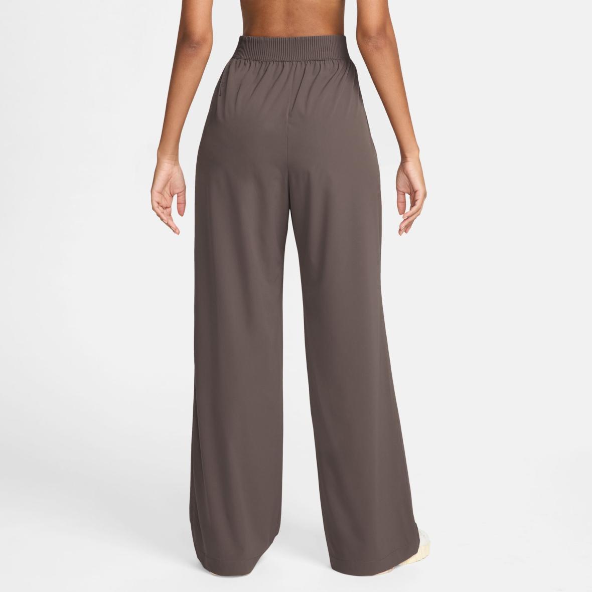 W NK ETC Dri-Fit High-Rise Wide Leg Pant Woven Braun_004__IRONSTONE/BAROQUE BROWN | M