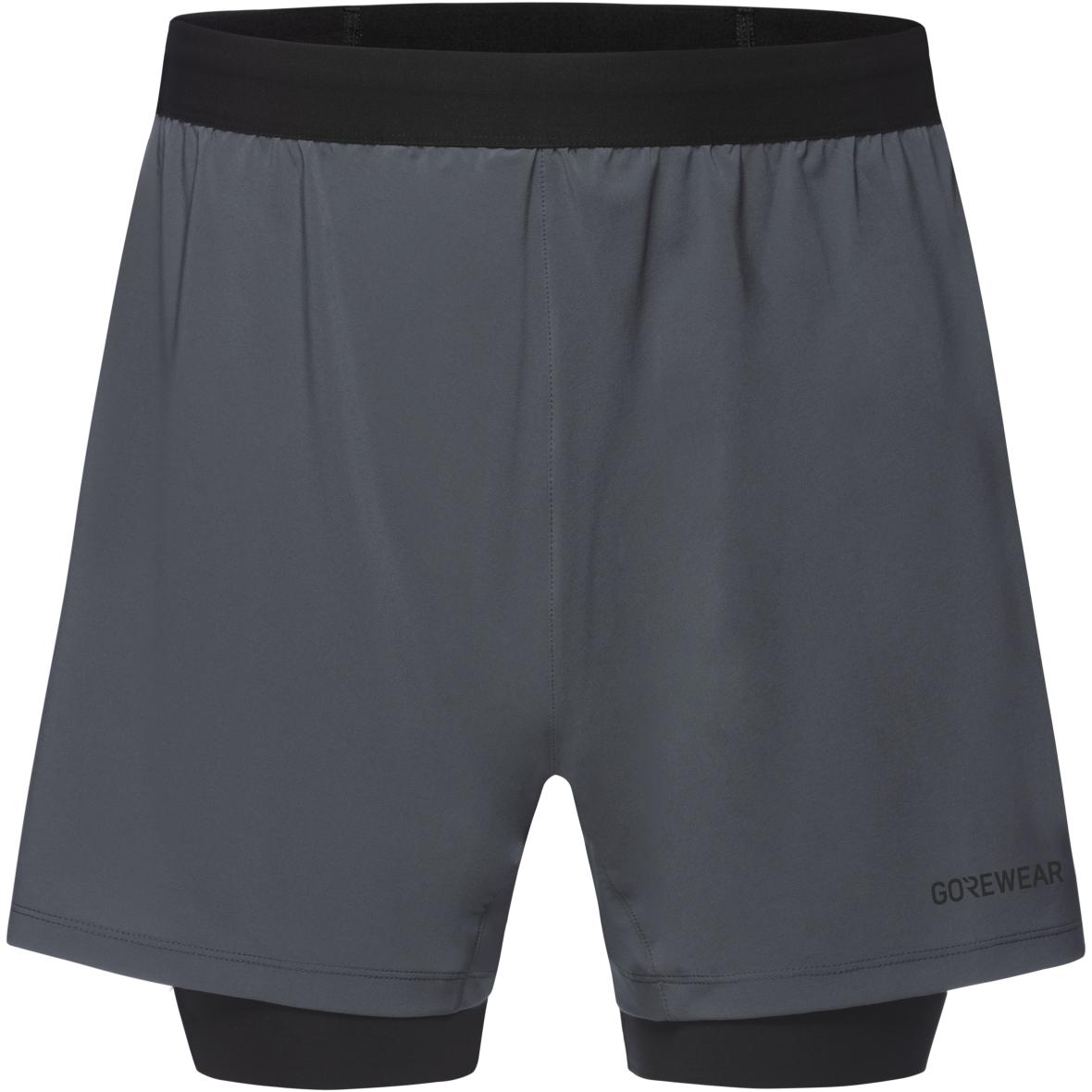 Concurve 5” 2in1 Herren Laufshorts Grau_BZ99 | S