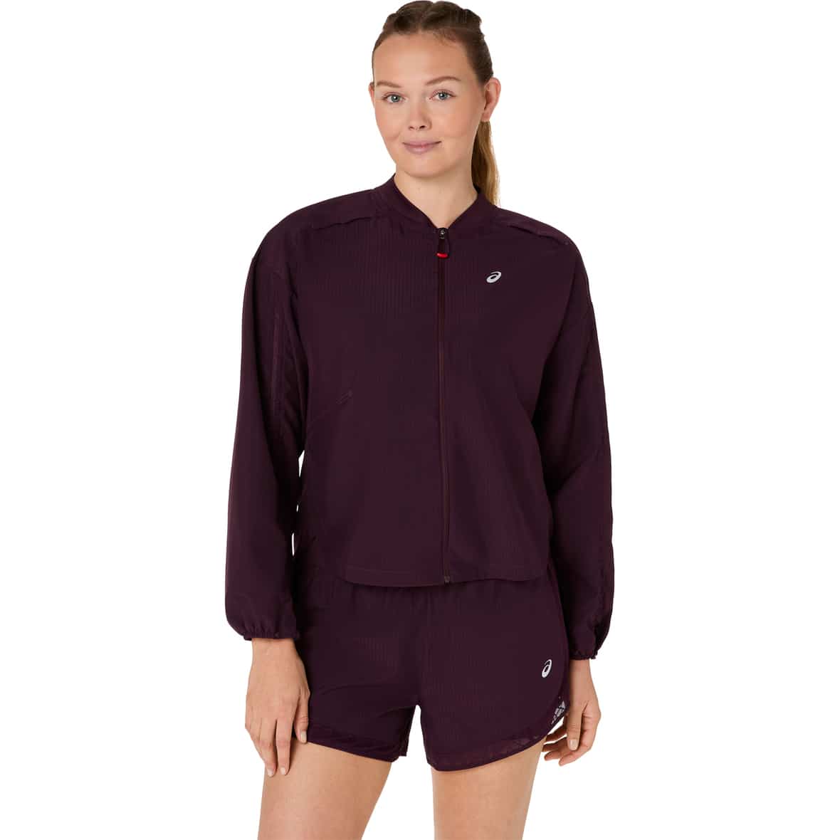 Nagino Run Adjustable Damen Laufjacke Dunkelrot_501__DARK AUBERGINE | XS