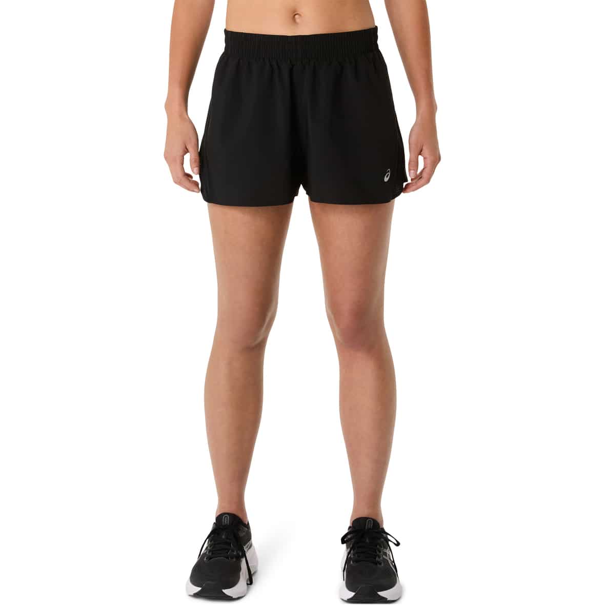 Core Split Damen Laufshorts Schwarz_001__PERFORMANCE BLACK | L