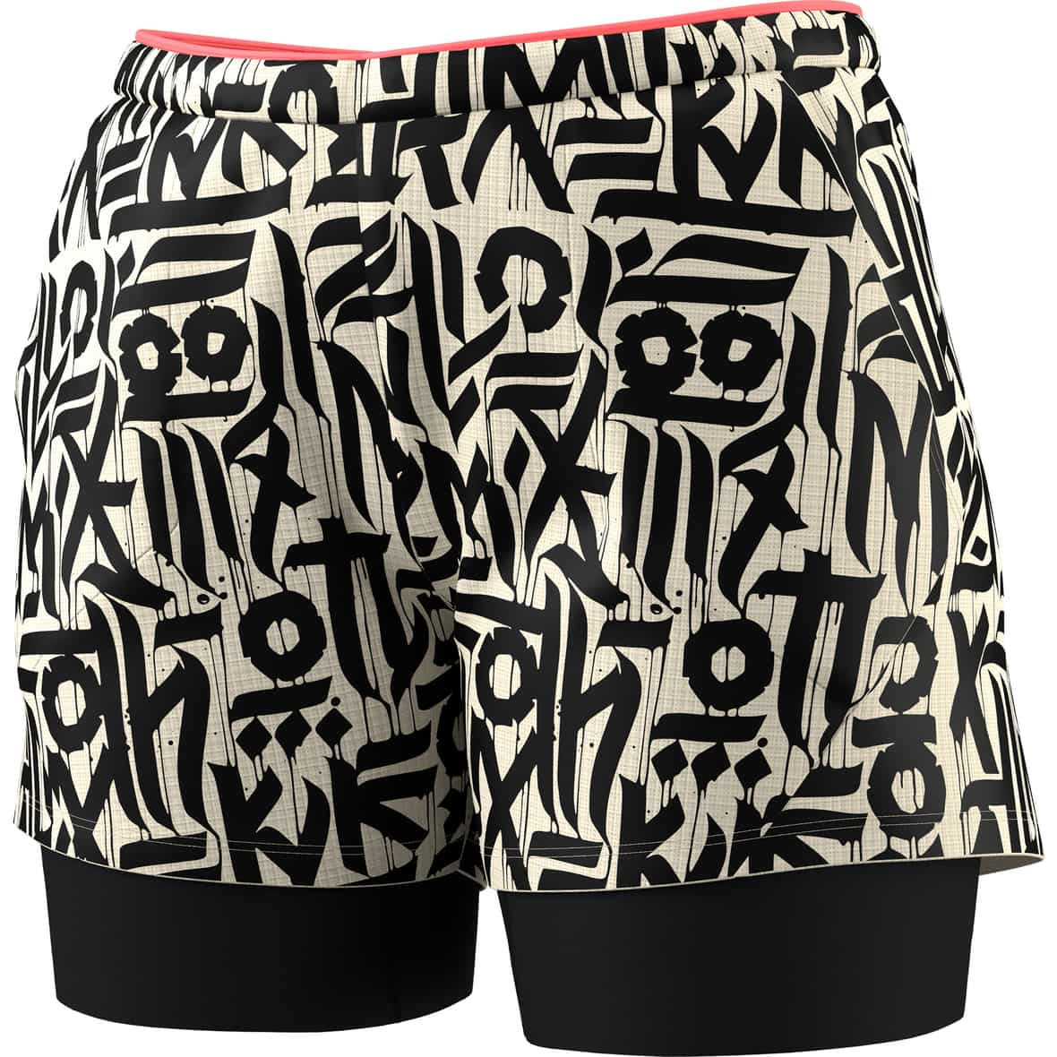 Trail 2in1  Damen Laufshorts Beige_7961 | L
