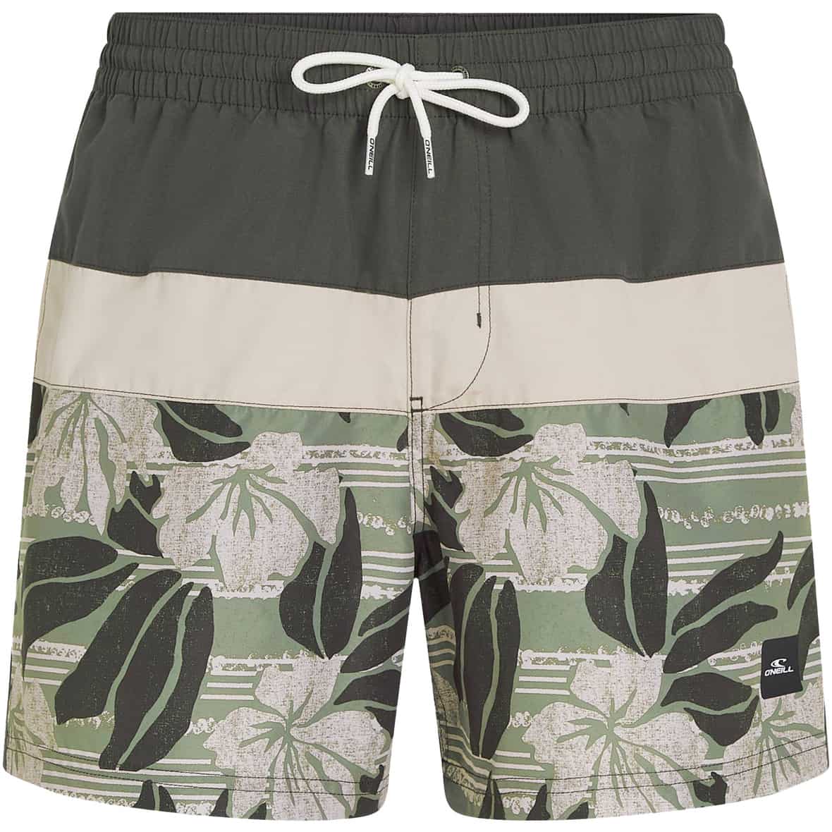 Cali Block 15" Herren Badehose Grün_36078 | XS