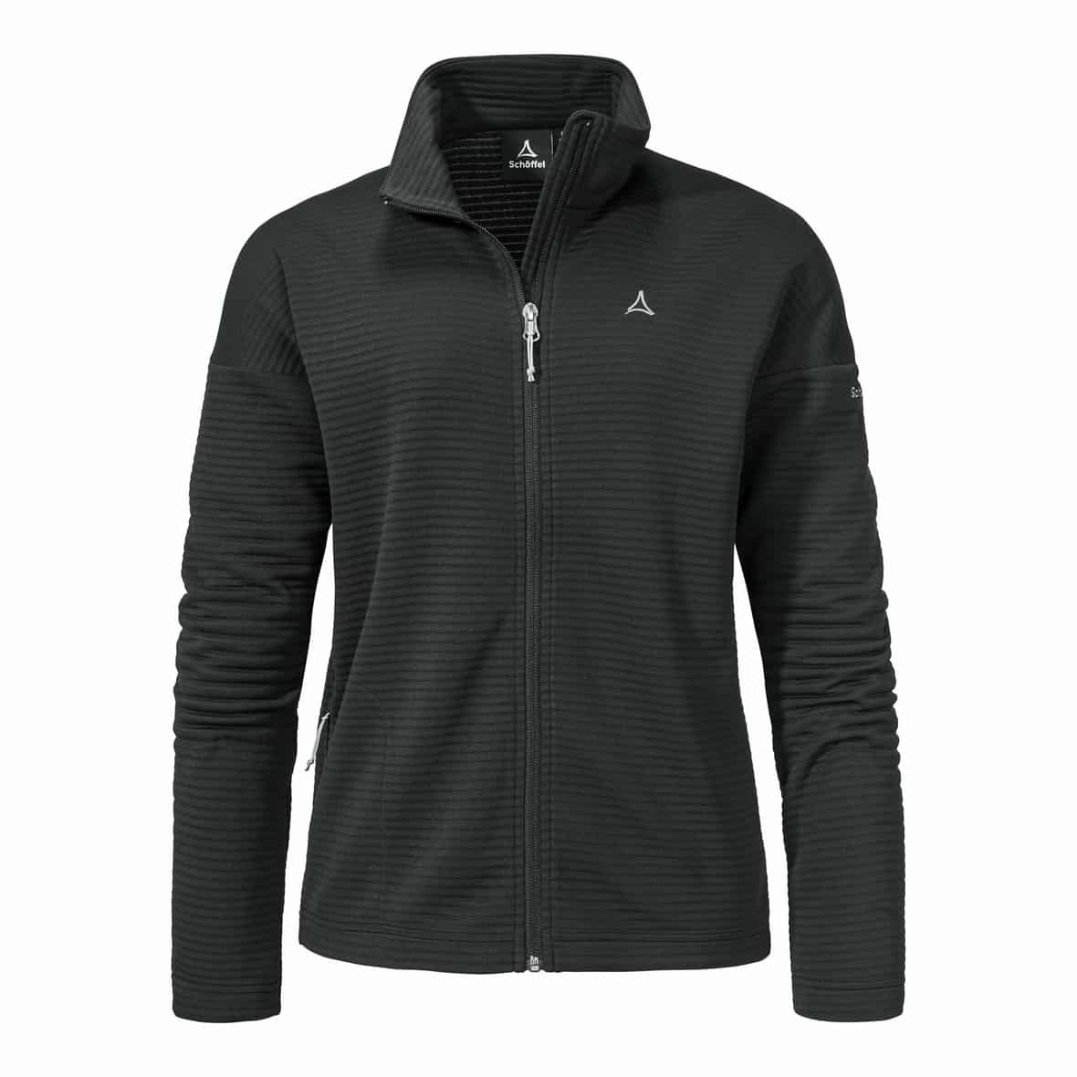 CIRC Fleece Style Smue Damen Fleecejacke Schwarz_9990 | 40