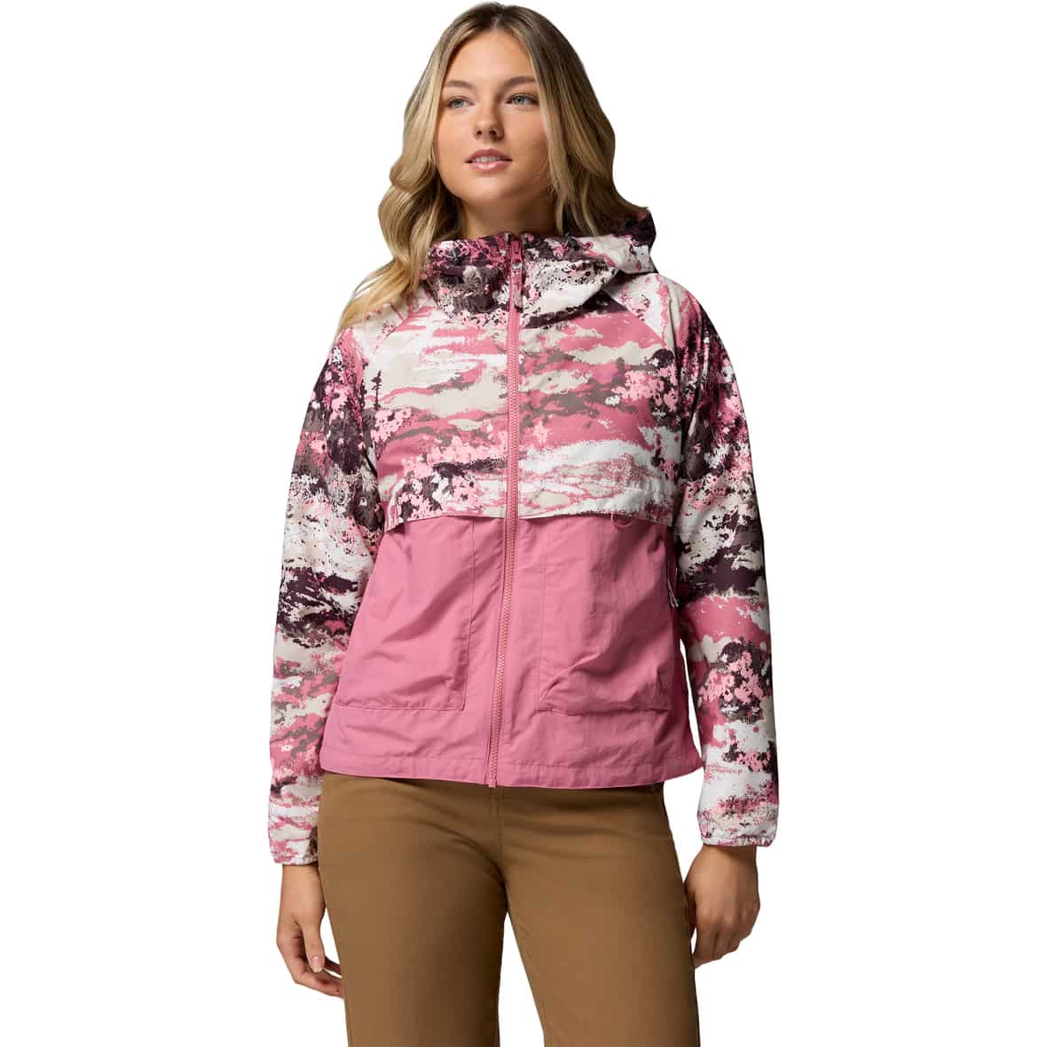 Spire Valley Printed  Damen Windbreaker Rosa_661 | L