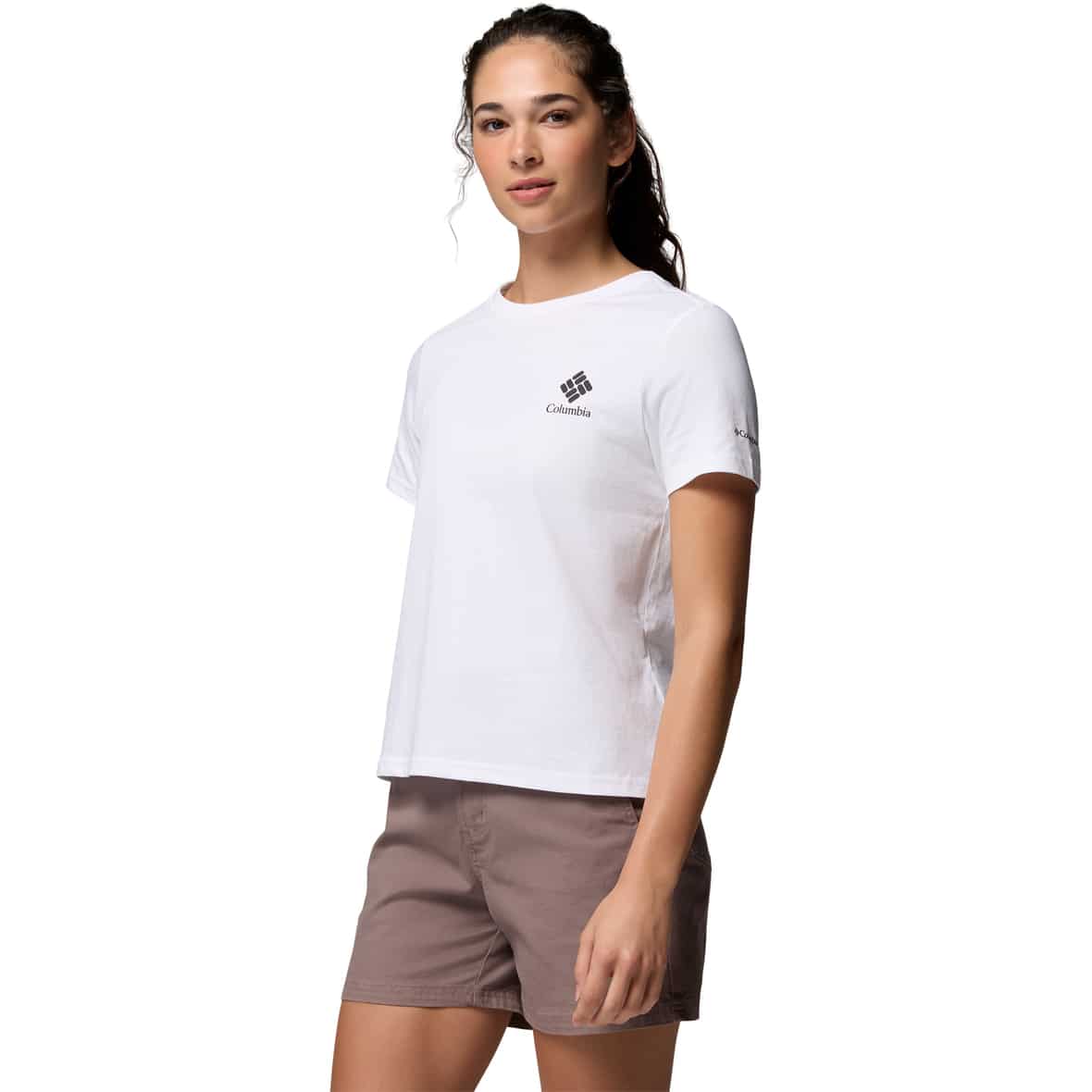 Rolling Bend Graphic Damen T-Shirt Weiß_112__WHITE, STACK | S