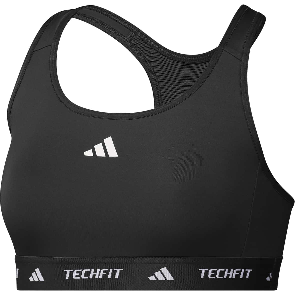 Techfit Medium Support Bra Schwarz_000__BLACK | XS
