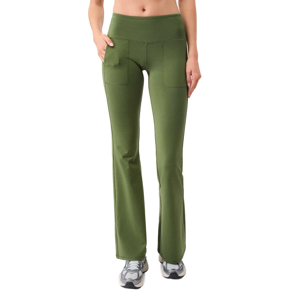 All Day Damen Leggings Dunkelgrün_ROOTS | S