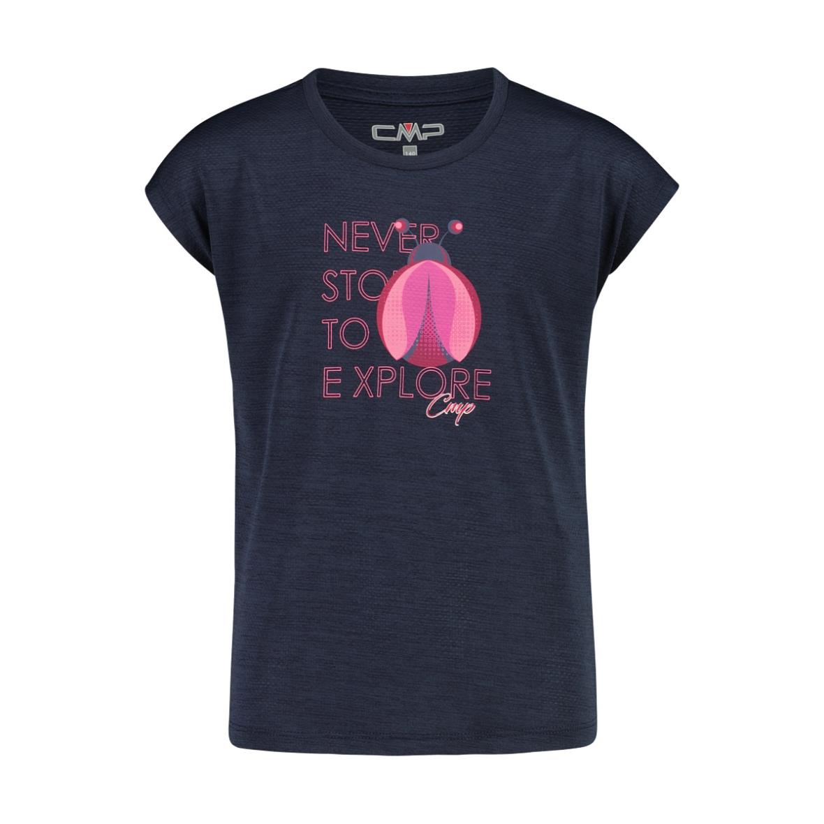 CMP Kinder Kid G T-Shirt (Dunkelblau 152 Größe)