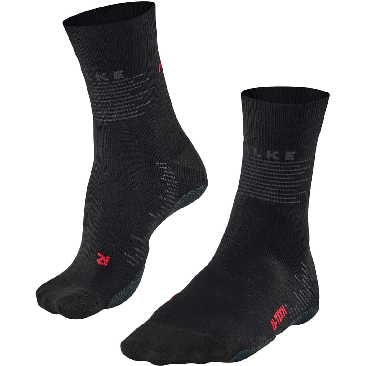 RU True Motion Herren Laufsocken Schwarz_3008 | 39-41