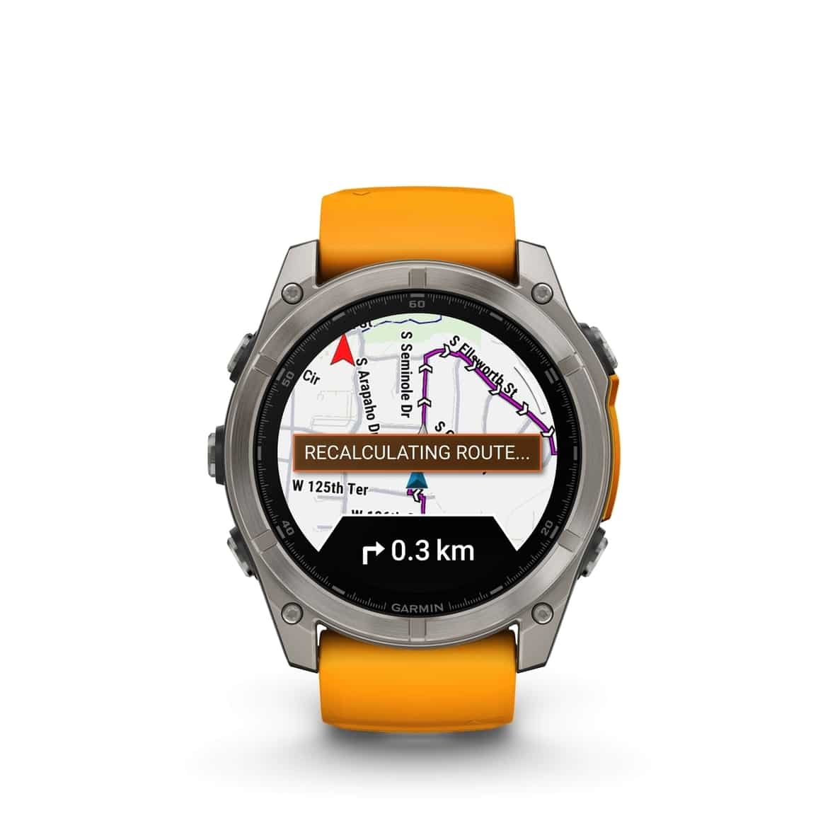 Garmin fenix 8 - 51 mm AMOLED Sapphire Titan (Grau One Size) Sportuhren