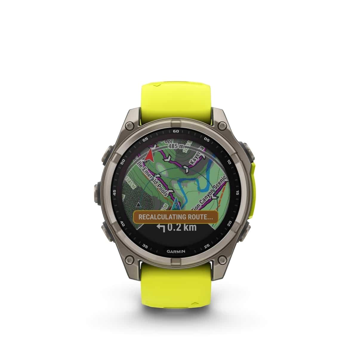 Garmin fenix 8 - 47 mm Solar Sapphire Titan (Grau One Size) Pulsmesser