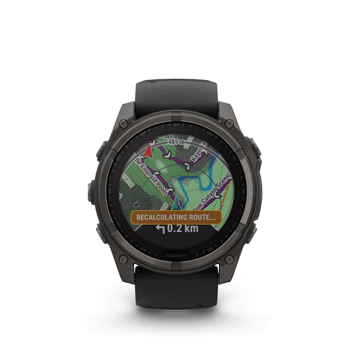 Garmin fenix 8 - 51 mm Solar Sapphire Titan (Grau One Size) Sportuhren