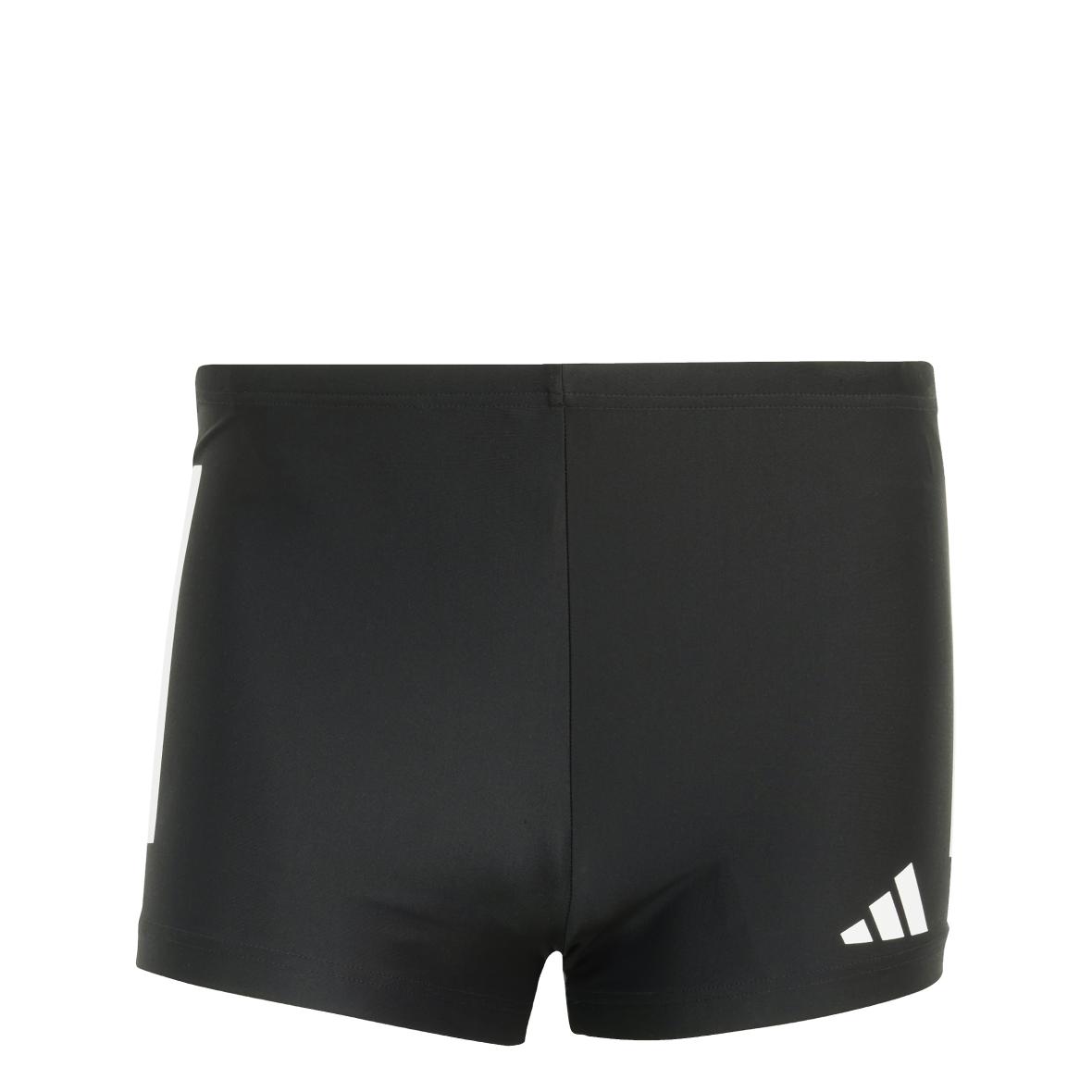 3-Streifen Boxer Herren Badehose Weiß_000__BLACK/WHITE | 7