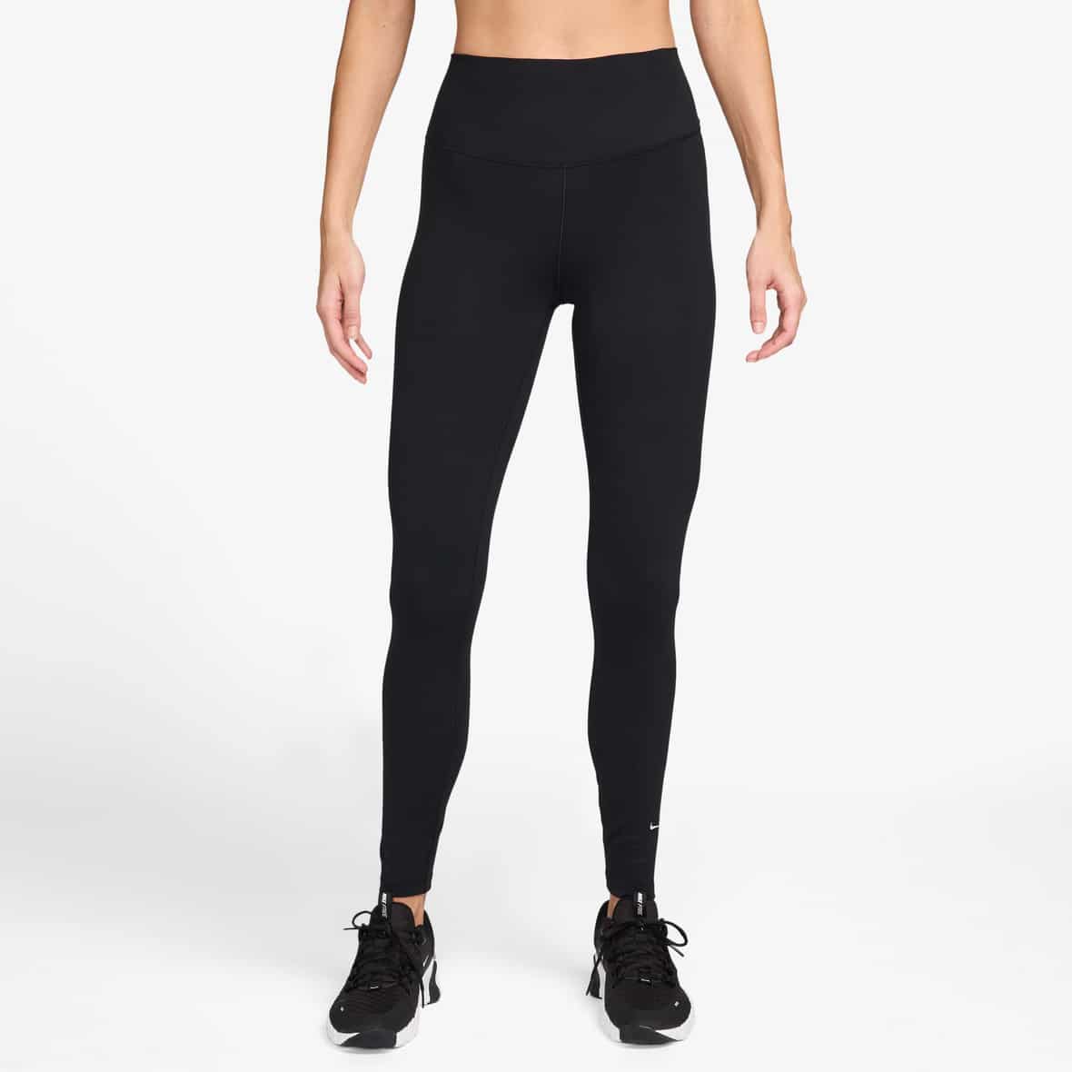 One High-Rise Damen Leggings Schwarz_010__BLACK/WHITE | XS