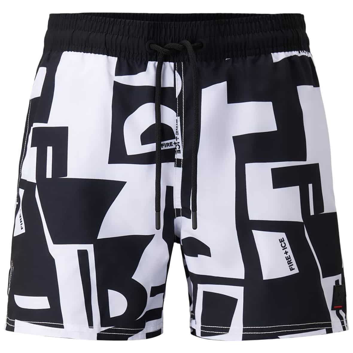 NELSON2 Herren Badeshorts Schwarz_026 | 46