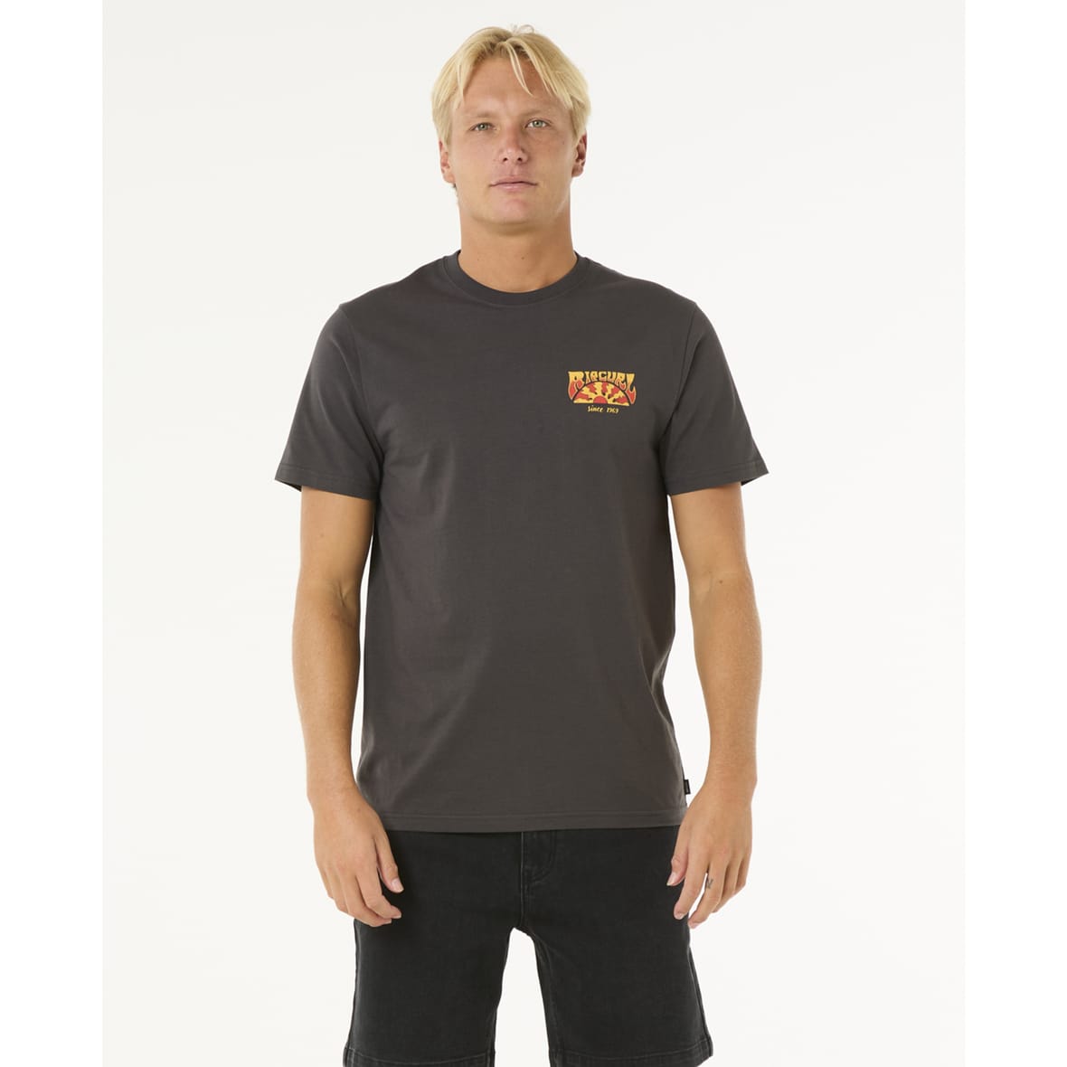 Rip Curl Keep On Trucking Tee Herren (Schwarz XXL Größe)