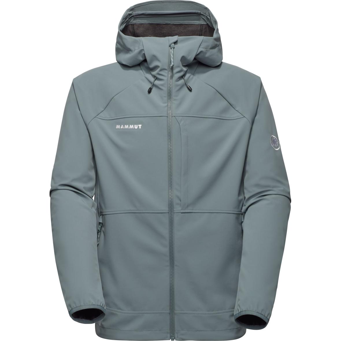Mammut Ultimate Comfort Hooded Herren Softshelljacke ( Grau S)