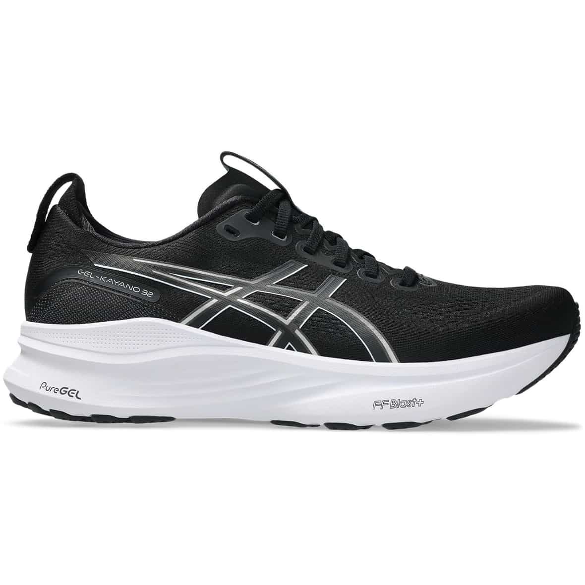 Gel Kayano 32 (Weite 2E - extra breit) Herren Laufschuhe Schwarz_002__BLACK/WHITE | 12,5