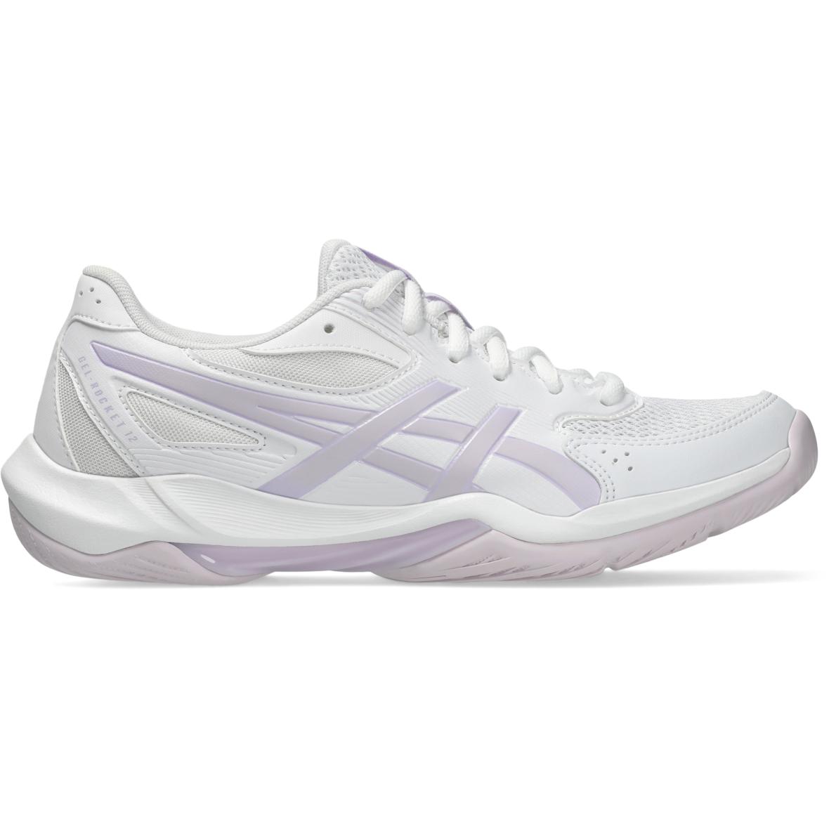 Gel Rocket 12  Damen Hallenschuhe Weiß_106__WHITE/DAHLIA | 6,5