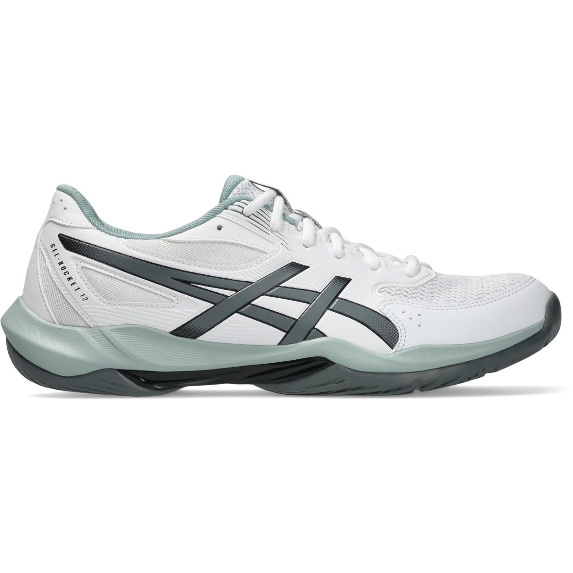 Gel Rocket 12 Herren Hallenschuhe Weiß_105__WHITE/STEEL GREY | 7