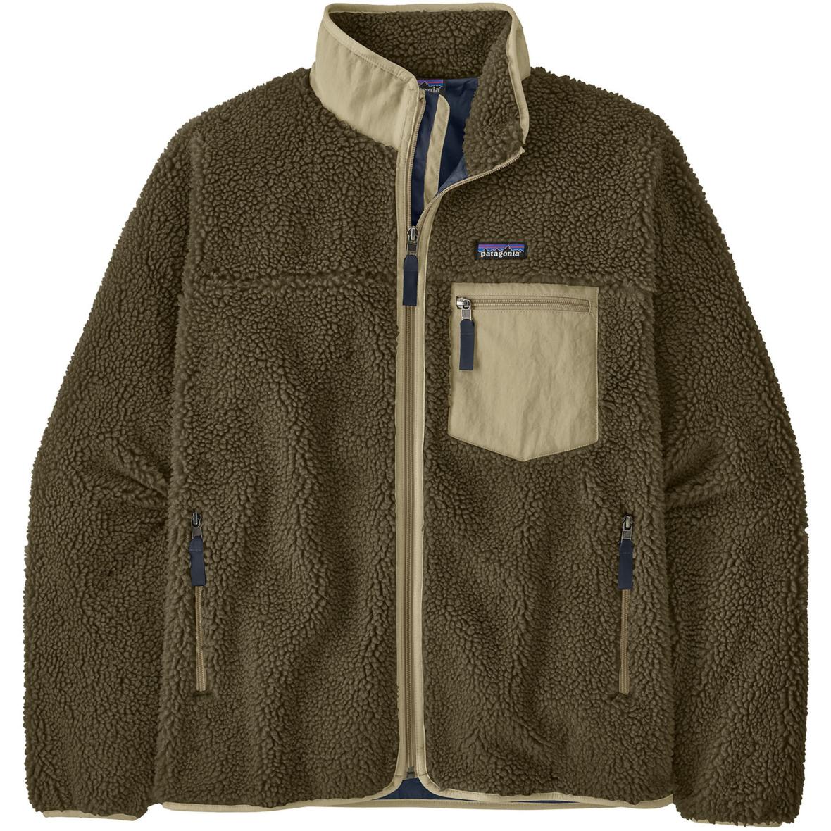 Classic Retro-X Herren Fleecejacke Oliv_BSNG | L