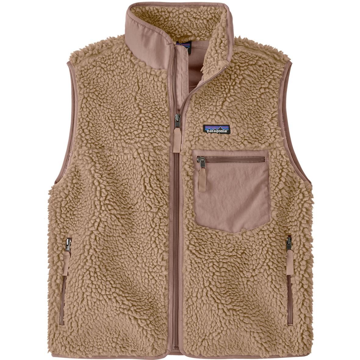 Classic Retro-X Fleece Damen Weste Beige_ORTN | XS