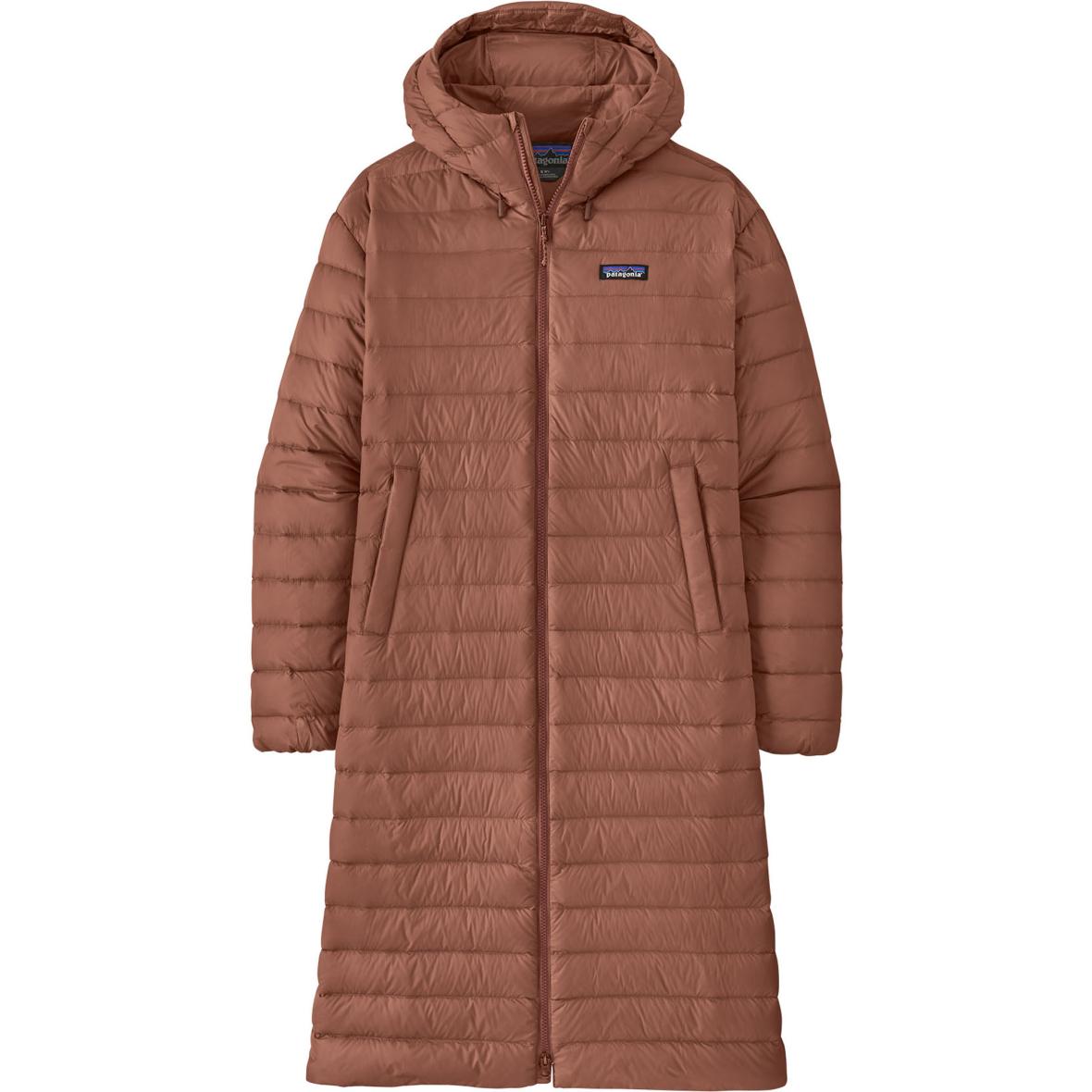 Recycled Down Sweater Damen Parka Dunkelrot_DVL | L