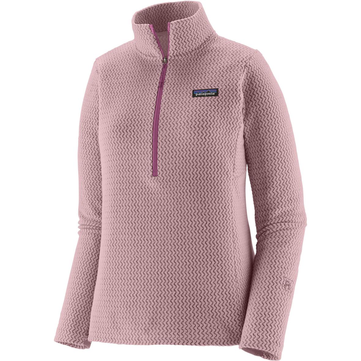 R1 Air Zip Damen Longsleeve Violett_QVLT | L