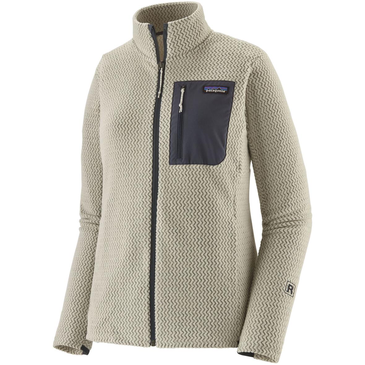 R1 Air Damen Fleecejacke Weiß_WLWT | L