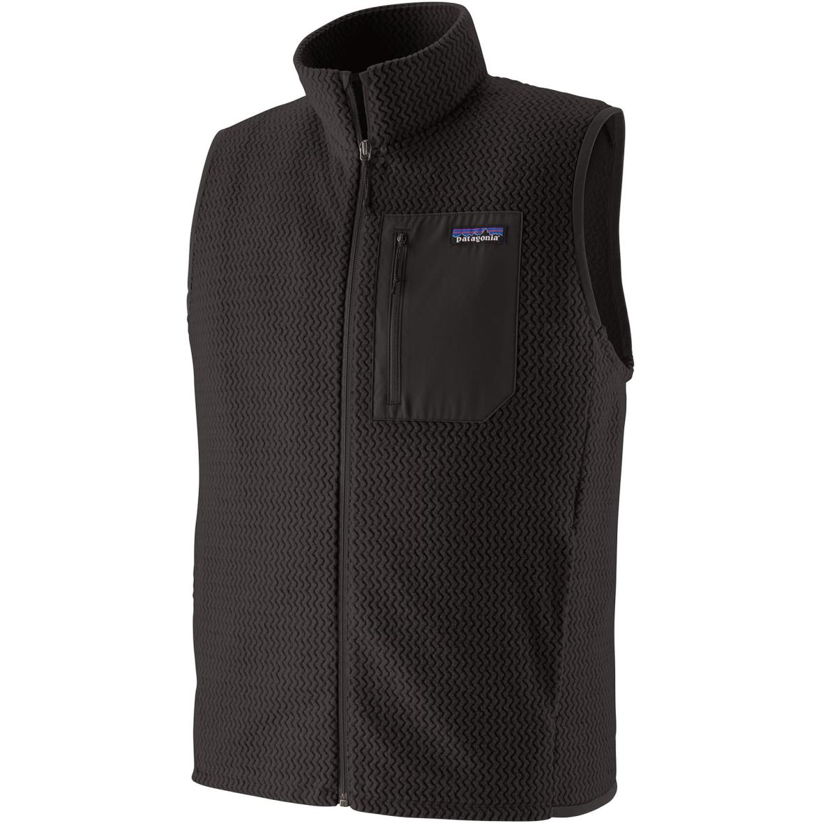 R1 Air Herren Fleeceweste Schwarz_BLK | S