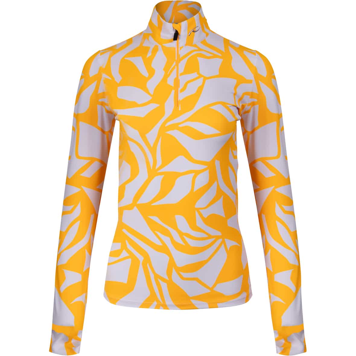Motion Print Half-Zip Damen Funktionsshirt Orange_K0027124 | 44