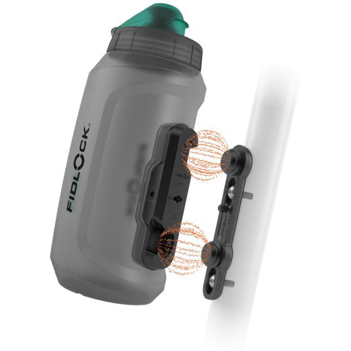 Twist Antibacterial 750 ml + bike base Trinkflasche Schwarz_(TBL) | one size