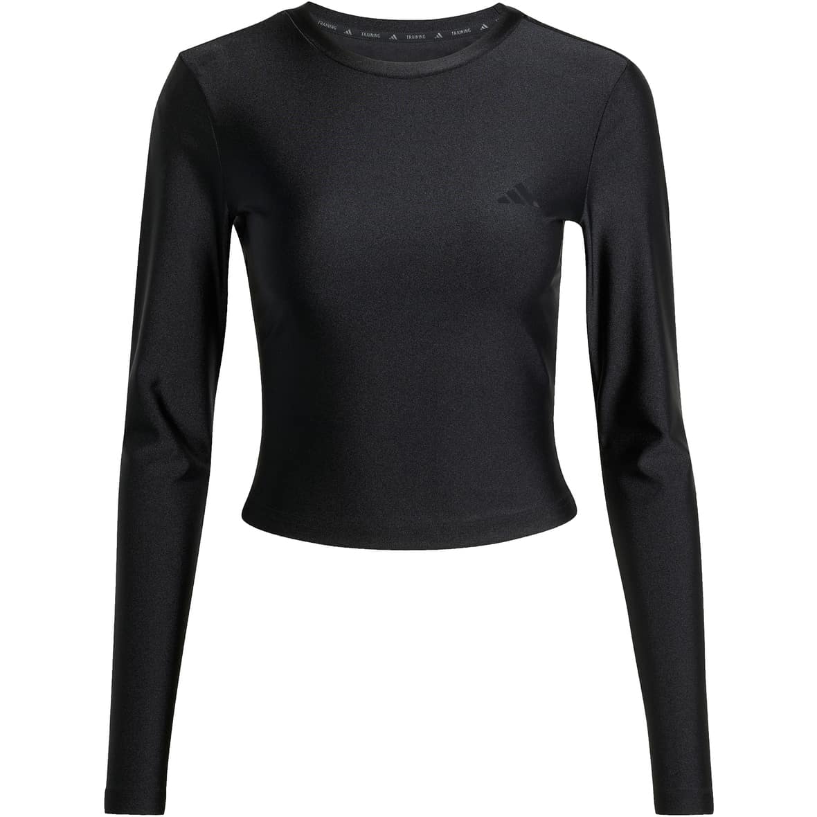 Workout Essentials Shine Damen Longsleeve Schwarz_000__BLACK | S