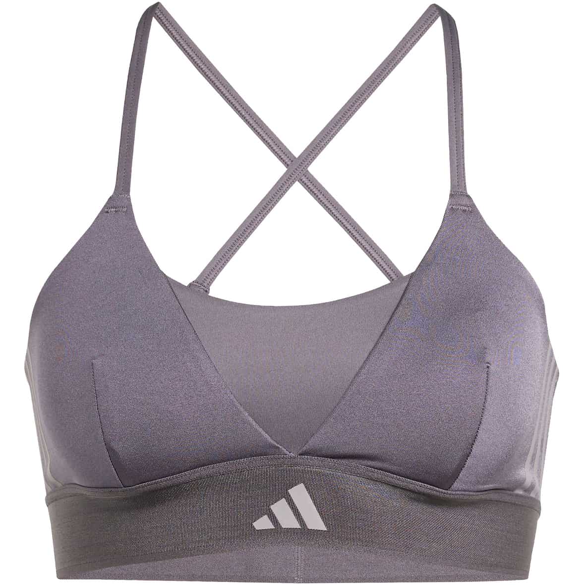 Hyperglam Shine Damen Sport-BH Grau_000__GRESTR/GREY | L