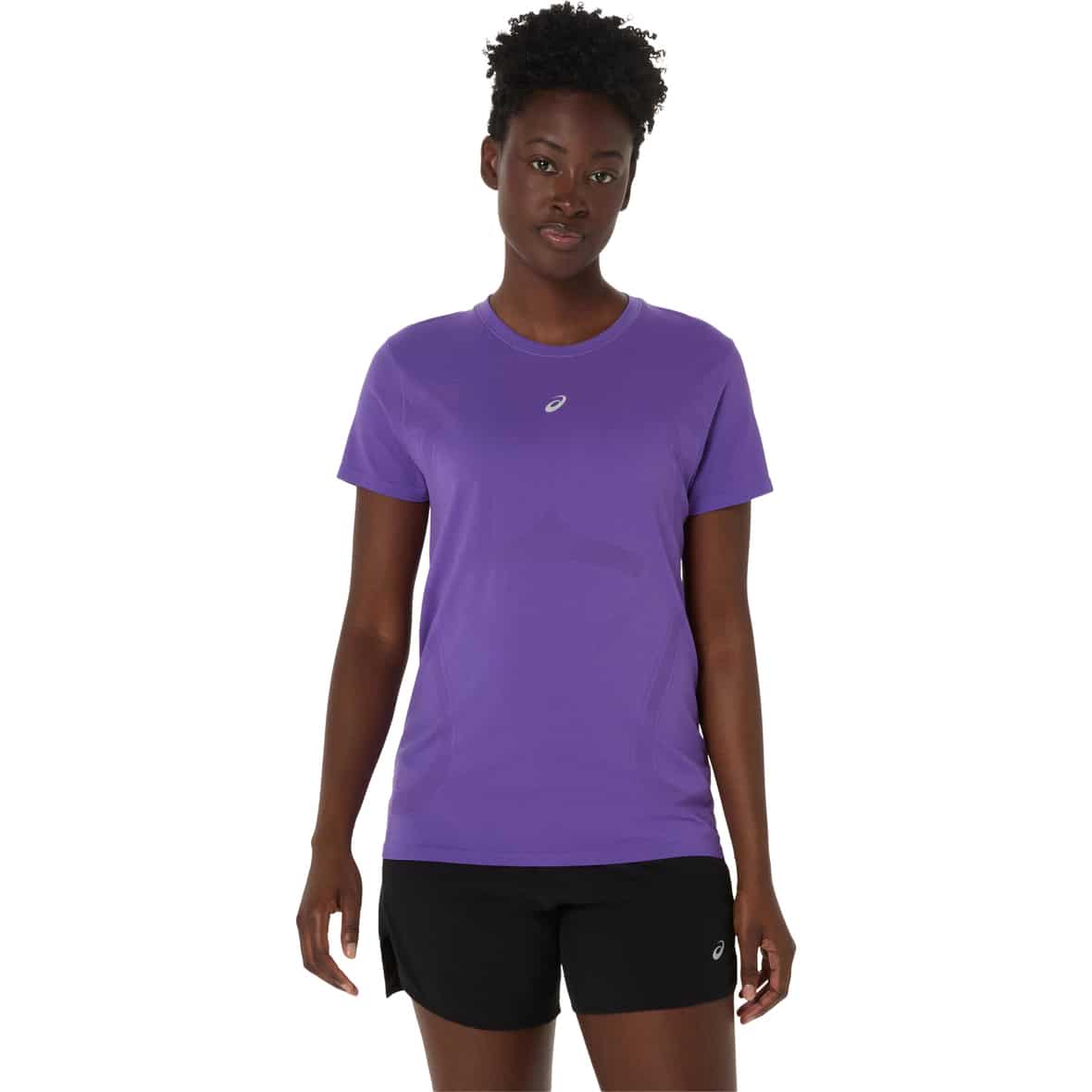 Road Seamless Damen Laufshirt Violett_500__EDO PURPLE | S