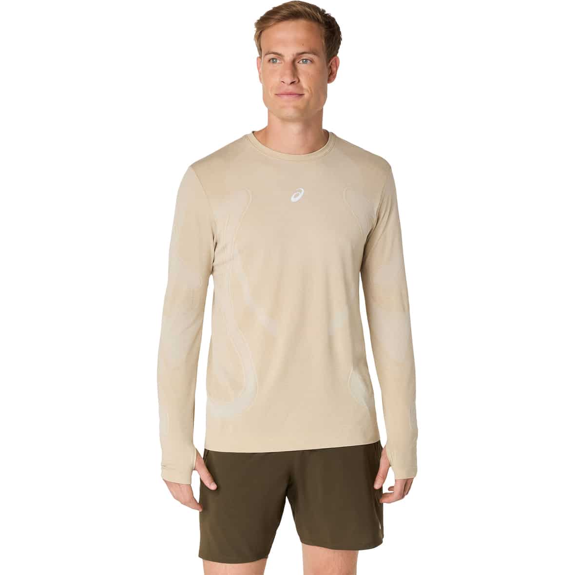 Road Seamless  Herren Laufshirt Beige_100__CREAM | 2XL