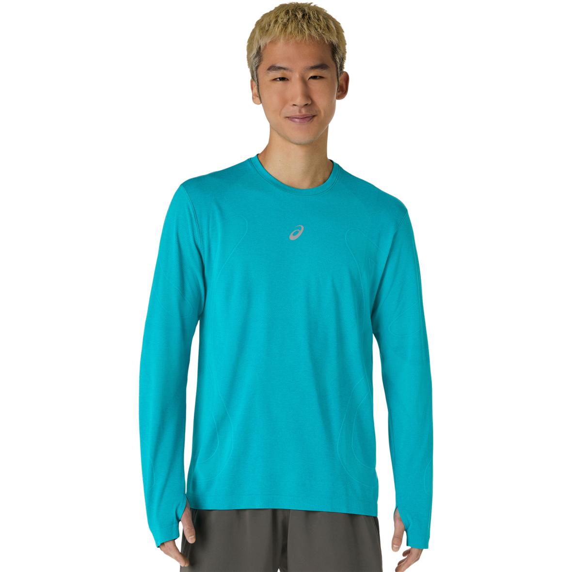 Road Seamless  Herren Laufshirt Türkis_402__ENERGY AQUA | L