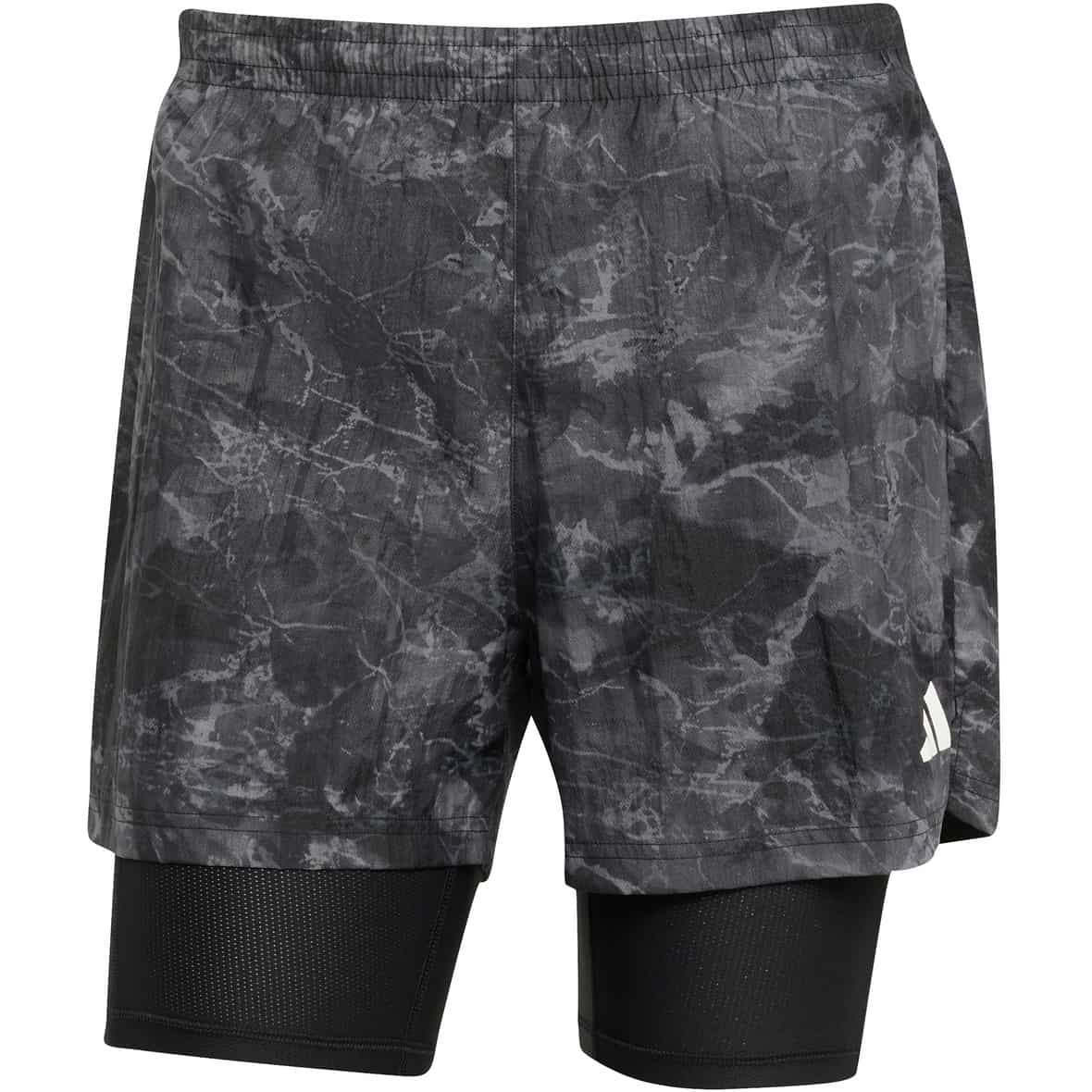 Own The Run Spray Dye 2-In-1 Herren Laufshorts Anthrazit_000__GREFOU/BLACK | XXL