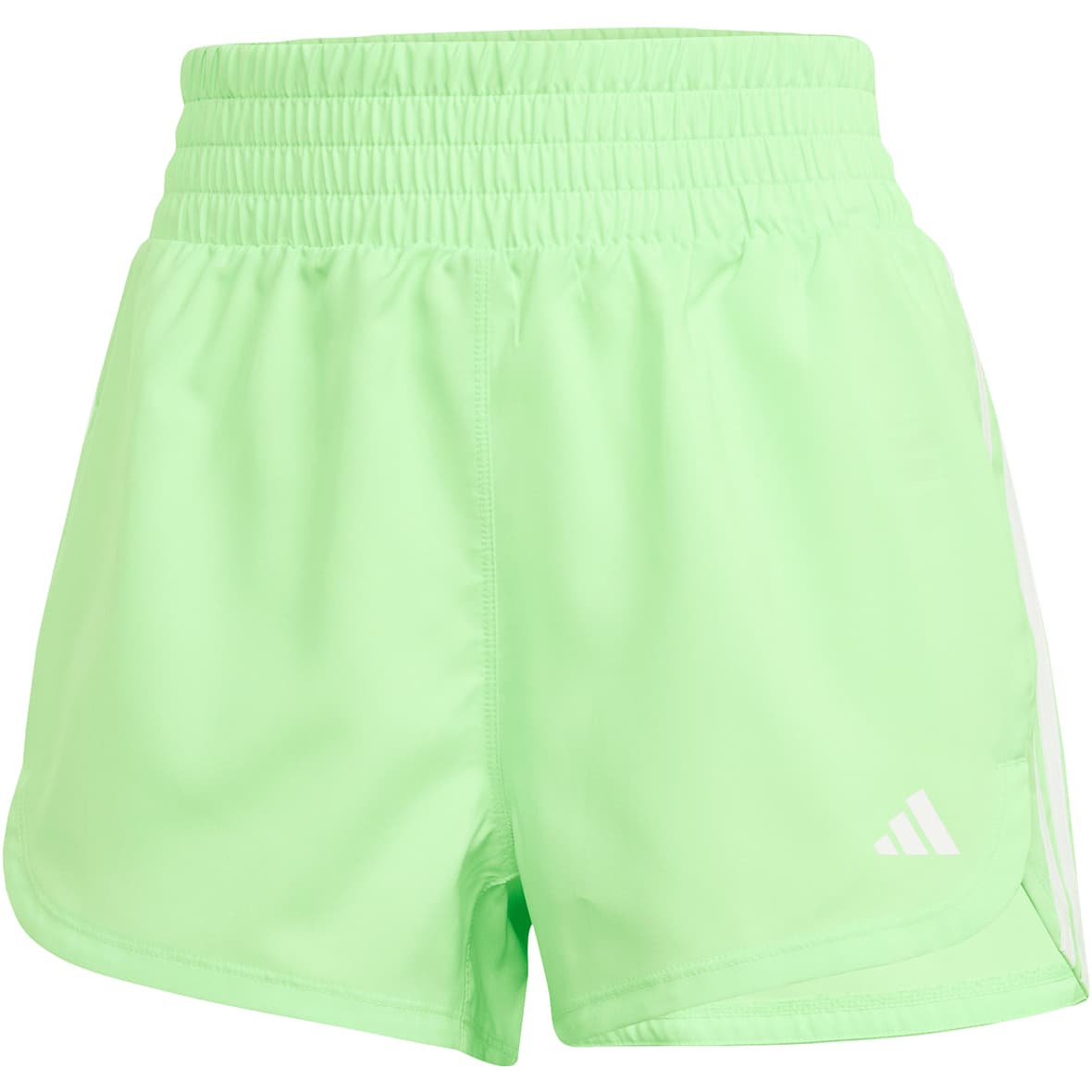 Pacer Woven Damen Shorts Hellgrün_000__LIMBUR/WHITE | S/3