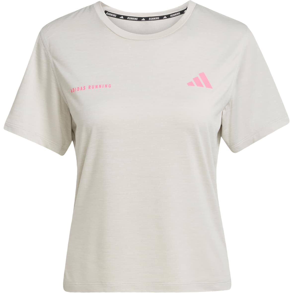 Own The Run Melange  Damen Laufshirt Beige_000__ORGRME | M