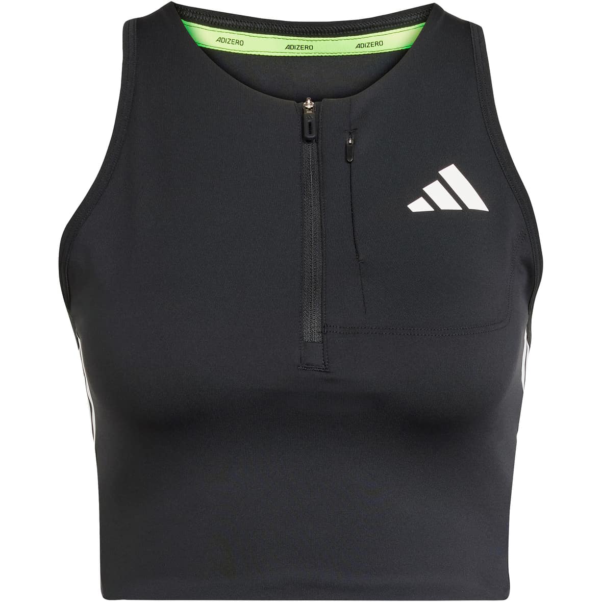 Adizero Running Gel Pocket Damen Laufshirt Schwarz_000__BLACK | XL