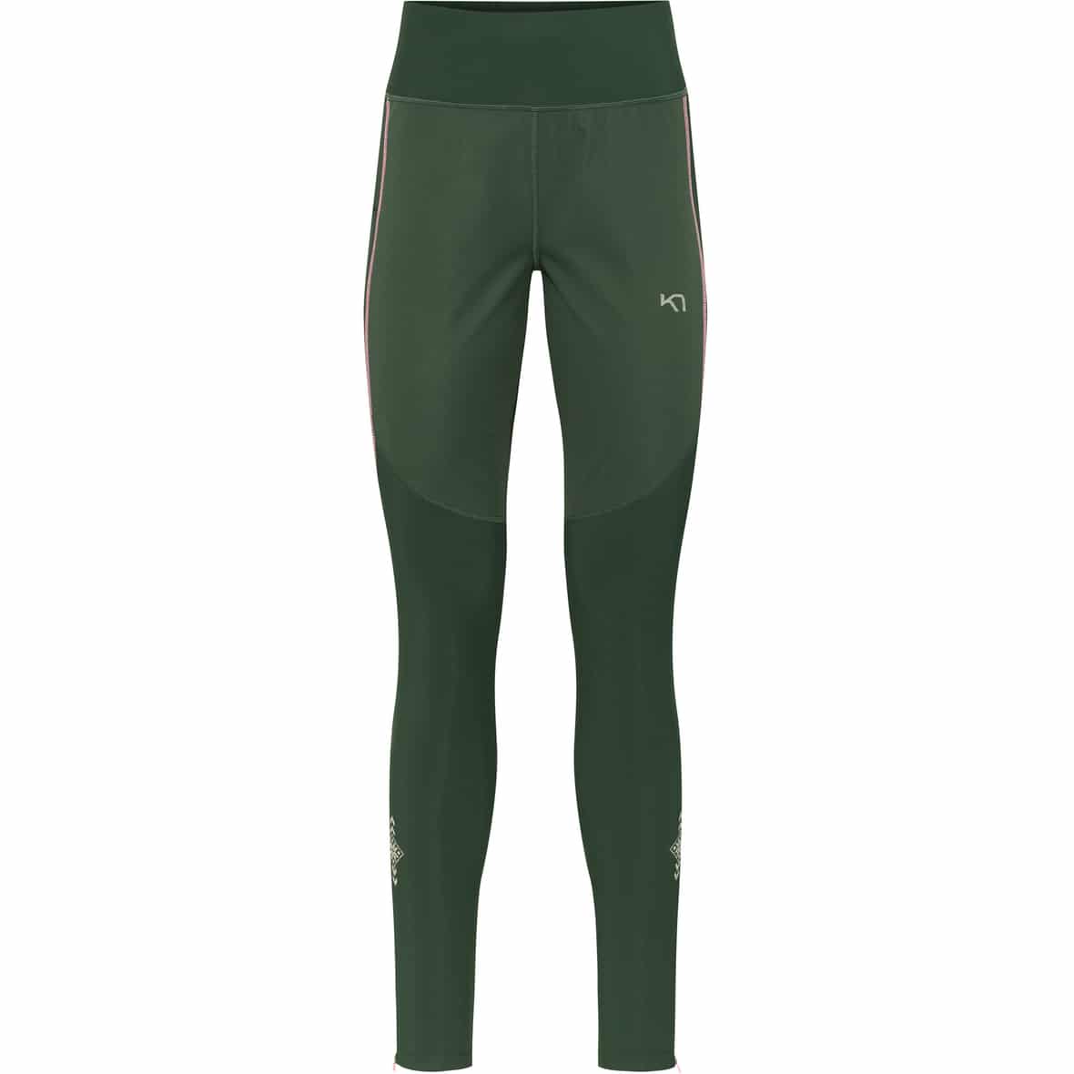 Tirill Thermal 2.0 Damen Lauftights Grün_THYME | M