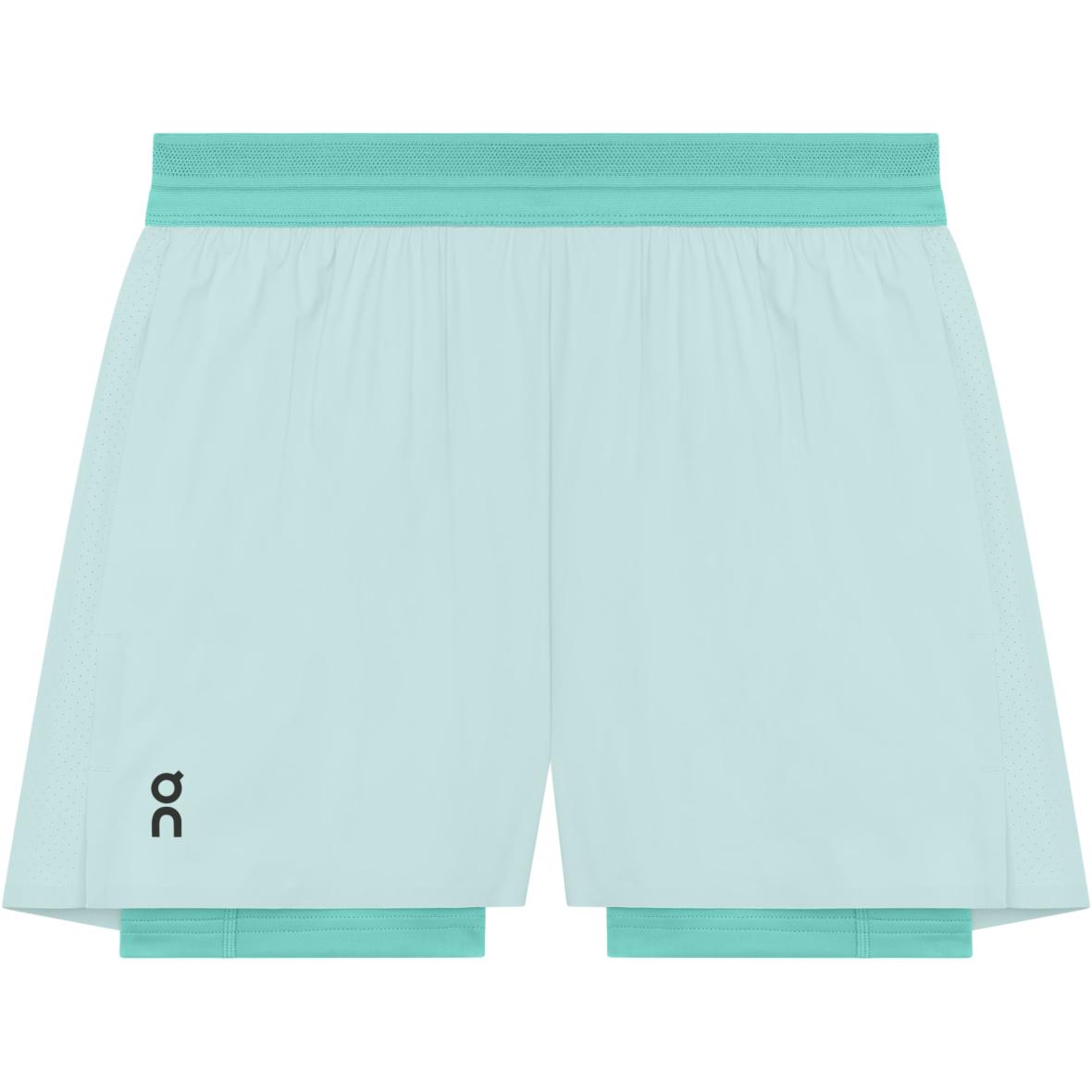 3" Performance 2/1  Damen Laufshorts Türkis_4958__FLURRY / AQUAMARINE | M