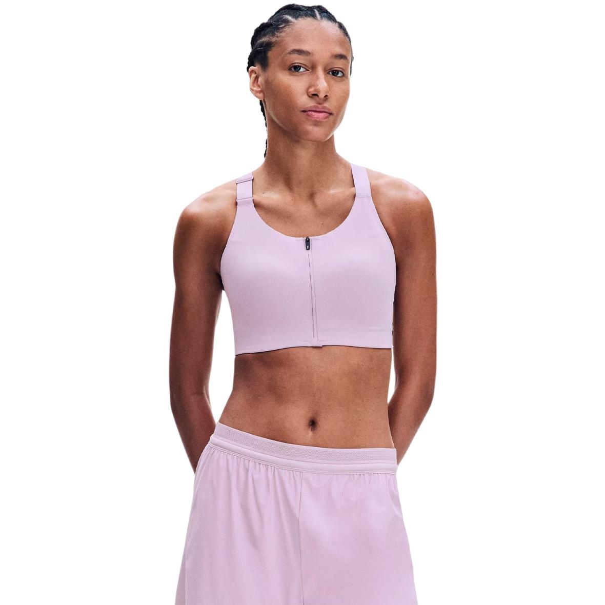 Endurance Zip Damen Sport-BH Flieder_4944__FOXGLOVE | M